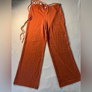 Oh polly Wide leg trousers in color rust size 6